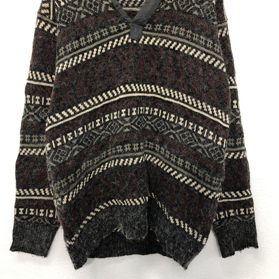 美品】BATONER 20aw ブラック フェアアイル柄セーター