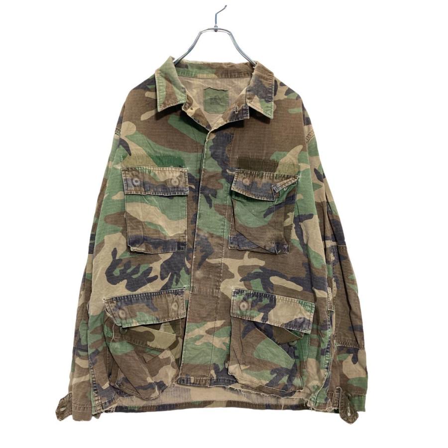 迷彩 ミリタリージャケット Mサイズ 米軍 89年製 BDU ウッドランド 