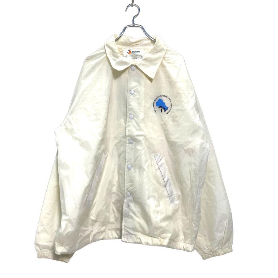 Trimark コーチジャケット XL ビッグサイズ ナイロンジャケット 白 
