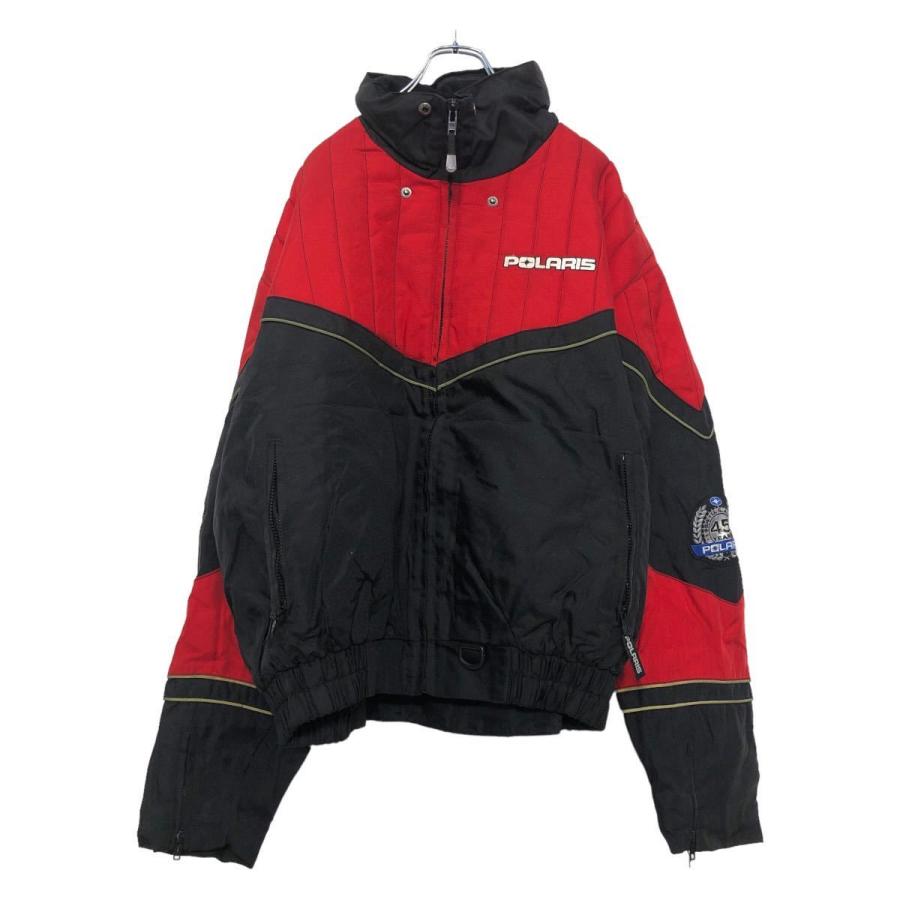POLARIS 中綿ジャケット 3XL レッド ブラック ポラリス ビッグ