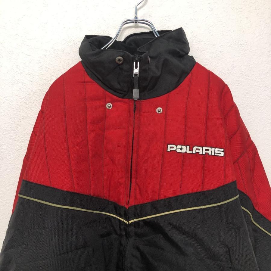 POLARIS 中綿ジャケット 3XL レッド ブラック ポラリス ビッグ