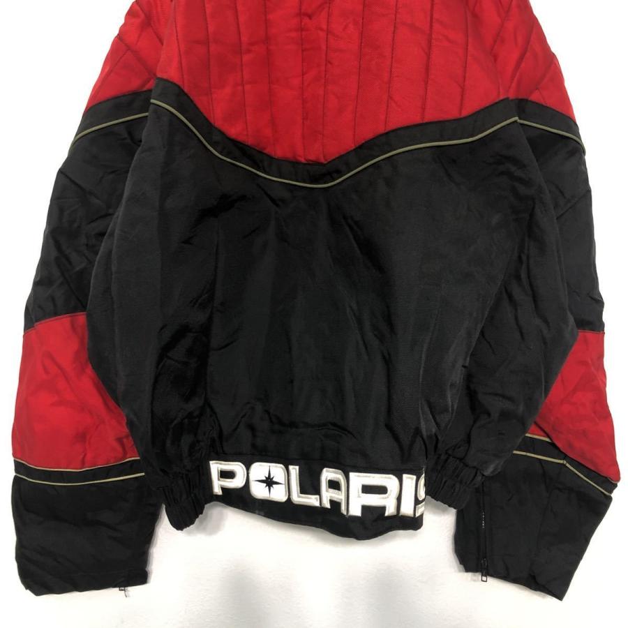 POLARIS 中綿ジャケット 3XL レッド ブラック ポラリス ビッグ