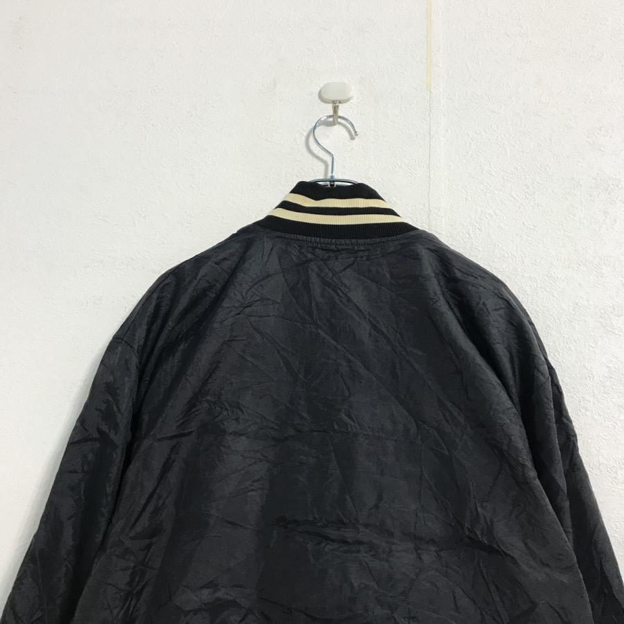 Birdie ナイロン スタジャン L ブラック アメリカ製 古着卸 アメリカ仕