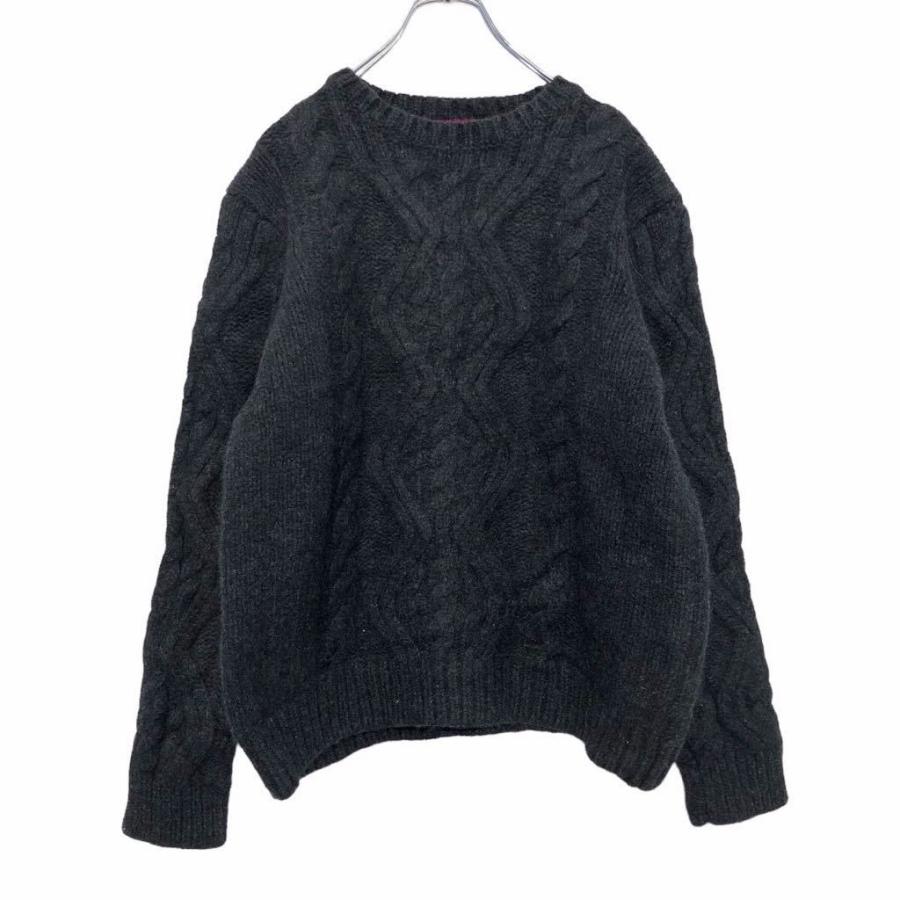 TOMMY HILFIGER ウール ニット セーター L ブラック トミー
