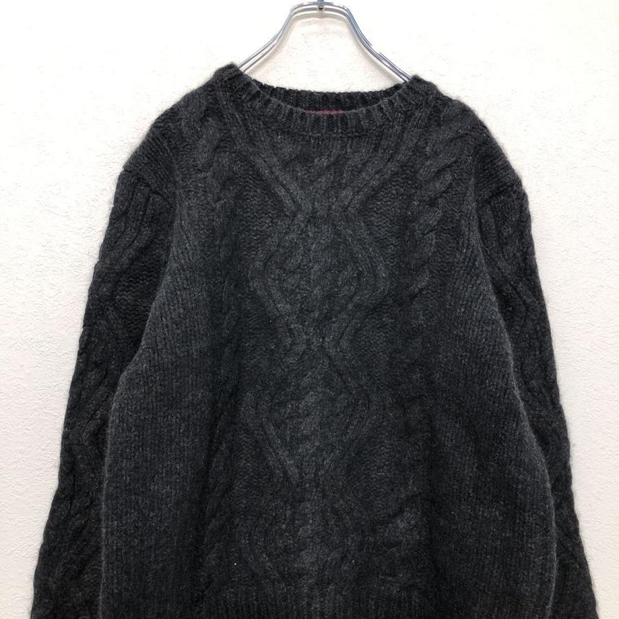 TOMMY HILFIGER ウール ニット セーター L ブラック トミー