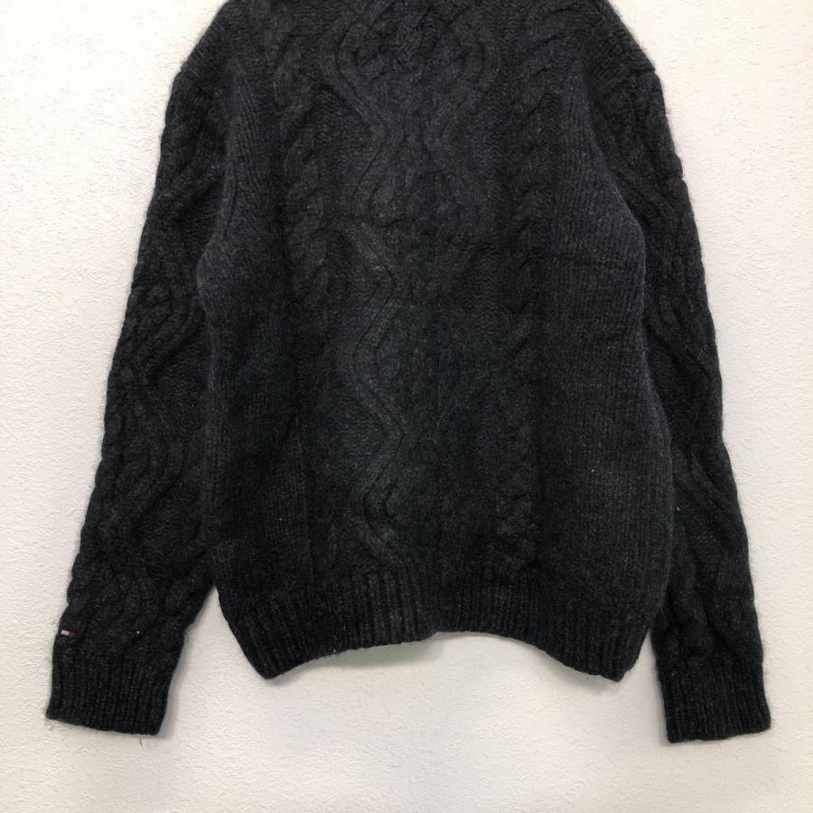 TOMMY HILFIGER ウール ニット セーター L ブラック トミー
