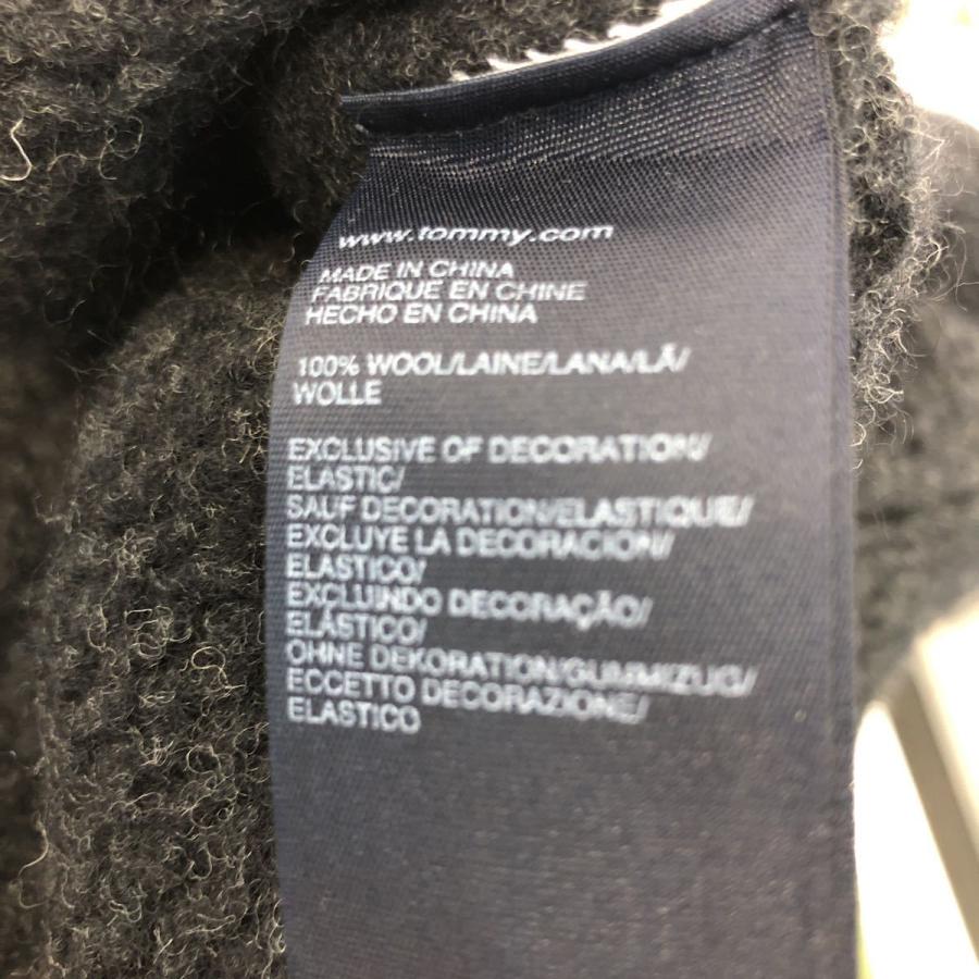 TOMMY HILFIGER ウール ニット セーター L ブラック トミー