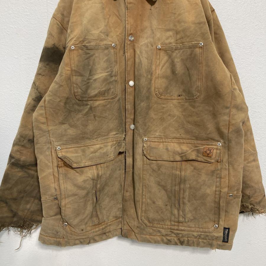 NORTH EAST ワークジャケット XL位 ベージュ ミャンマー製 古着