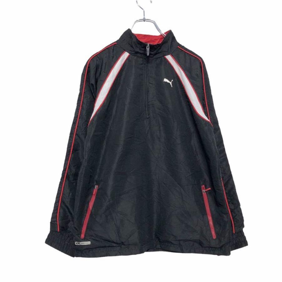 PUMA ナイロン プルオーバー XL ブラック レッド ホワイト プーマ 