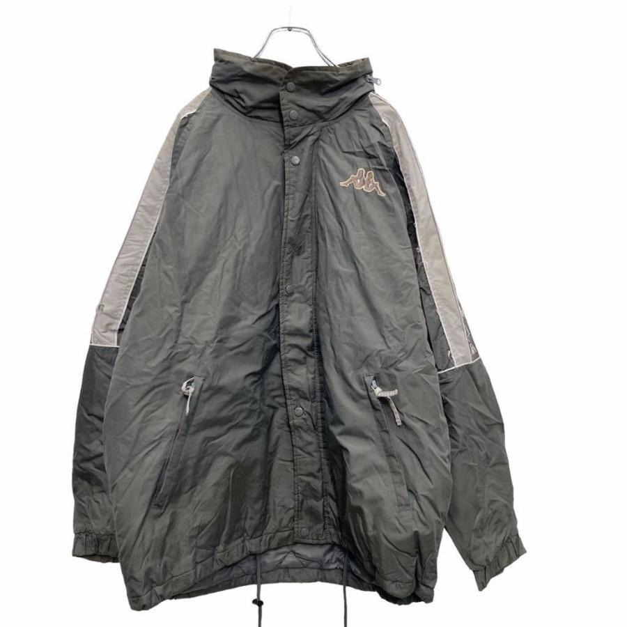 kappa ナイロンジャケット L グレー カッパ ウィンドブレーカー ジップ  