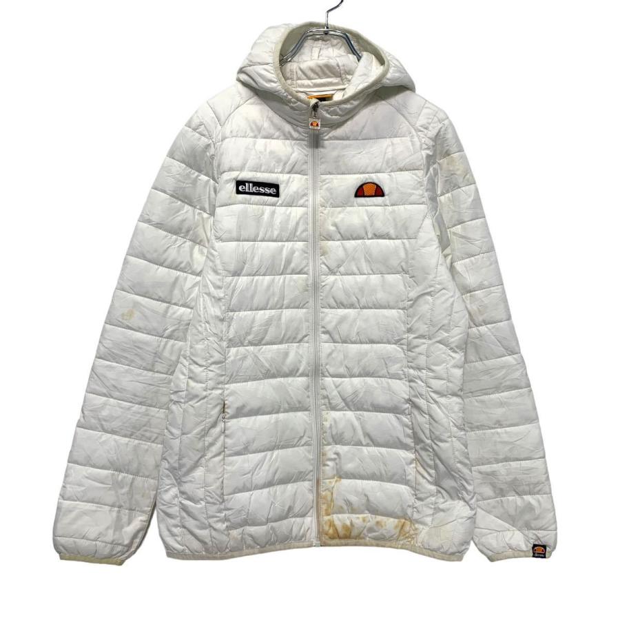 ellesse ライトダウンジャケット L位 ホワイト エレッセ ビッグサイズ 