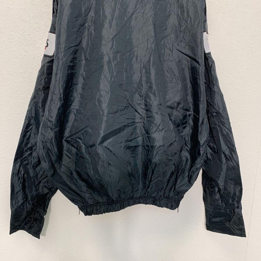 ナイロンジャケット L ネイビー 金ボタン ワーク 古着卸 アメリカ仕入