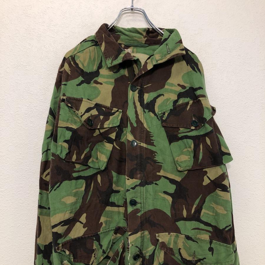 ミリタリー ジャケット 180/96 XL〜 カーキ 迷彩 カモフラ ジップ