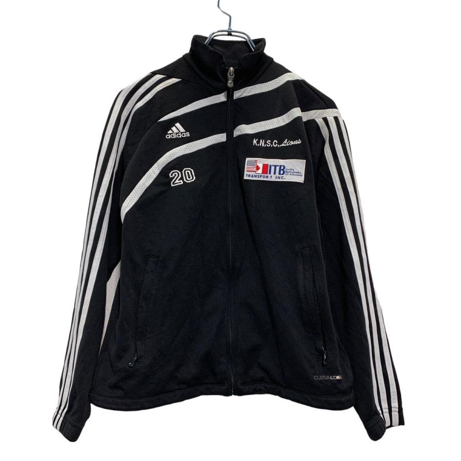 adidas ジップアップジャージ M ブラック/ホワイト 【公式通販】