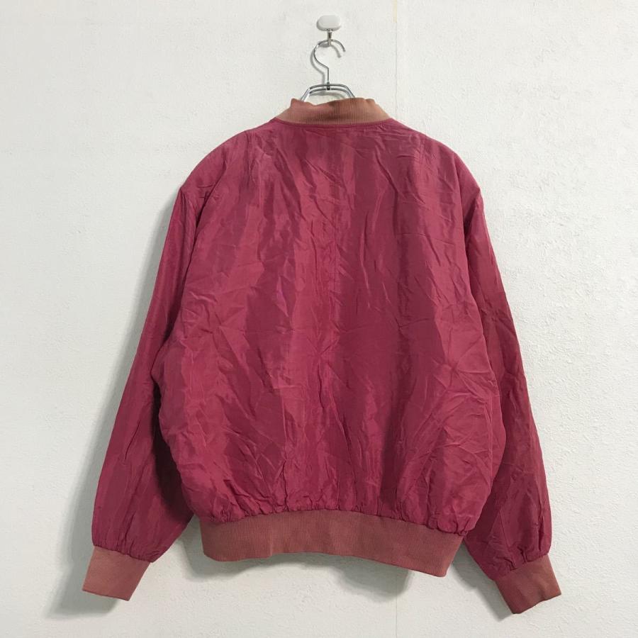 SILKKING シルク ジャケット M ピンク ブルゾン 古着卸 アメリカ仕入