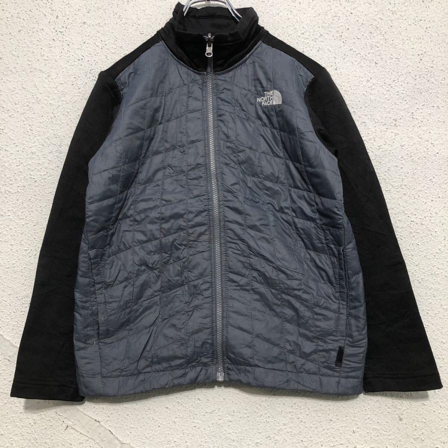 THE NORTH FACE 中綿 ジャケット M 150〜 グレー ブラック ノースフェイス キッズ フリース ジップアップ 古着卸 アメリカ仕入 a512-5036｜voxtrading9｜03