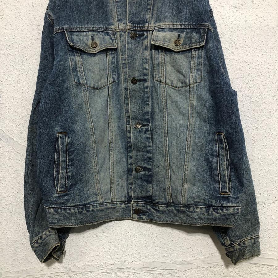 中古 古着 CLOCK HOSUE デニム ジャケット L〜 ブルー クロックハウス ジージャン 古着卸 アメリカ仕入 a5125097