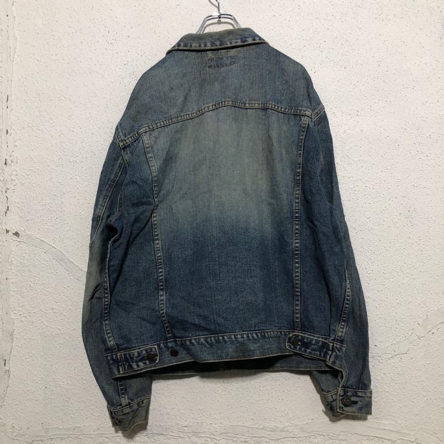 中古 古着 CLOCK HOSUE デニム ジャケット L〜 ブルー クロックハウス ジージャン 古着卸 アメリカ仕入 a5125097