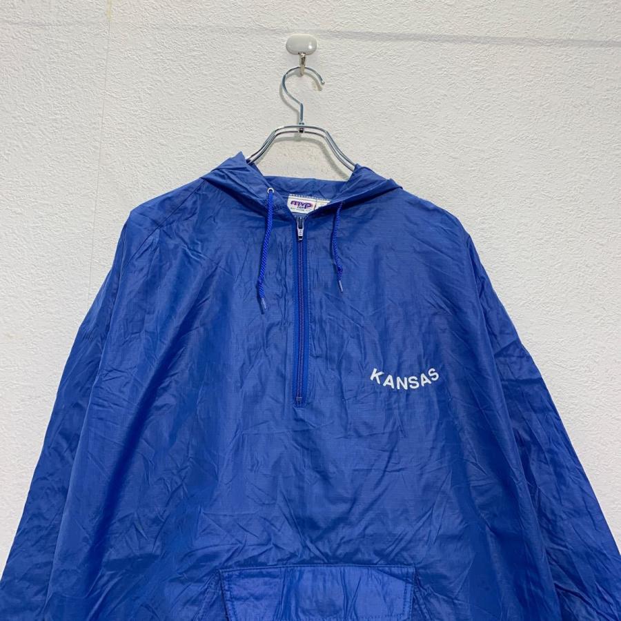 MVPCOR ジップアップ ナイロン アノラックパーカー XL ブルー