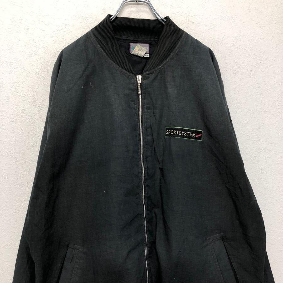 LANGERT ジャケット XL ブラック ブルゾン ジップアップ テープ ポケット 古着卸 アメリカ仕入 a601-5297 : 古着屋 ...