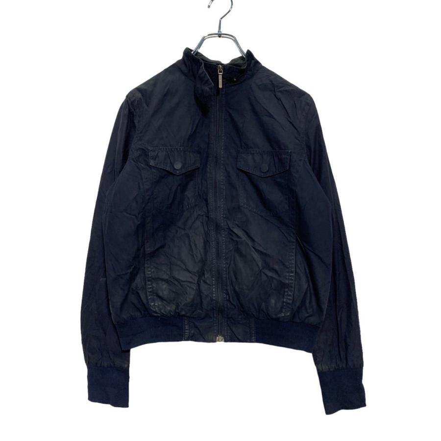TOMMY HILFIGER ジップアップ ナイロンジャケット M ネイビー トミー 