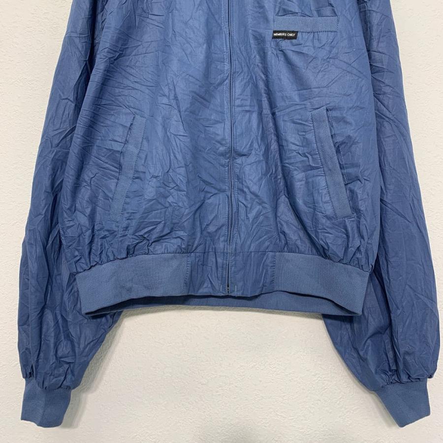 MEMBERS ONLY ジップアップ ブルゾン 46 XL〜 ブルー メンバーズ