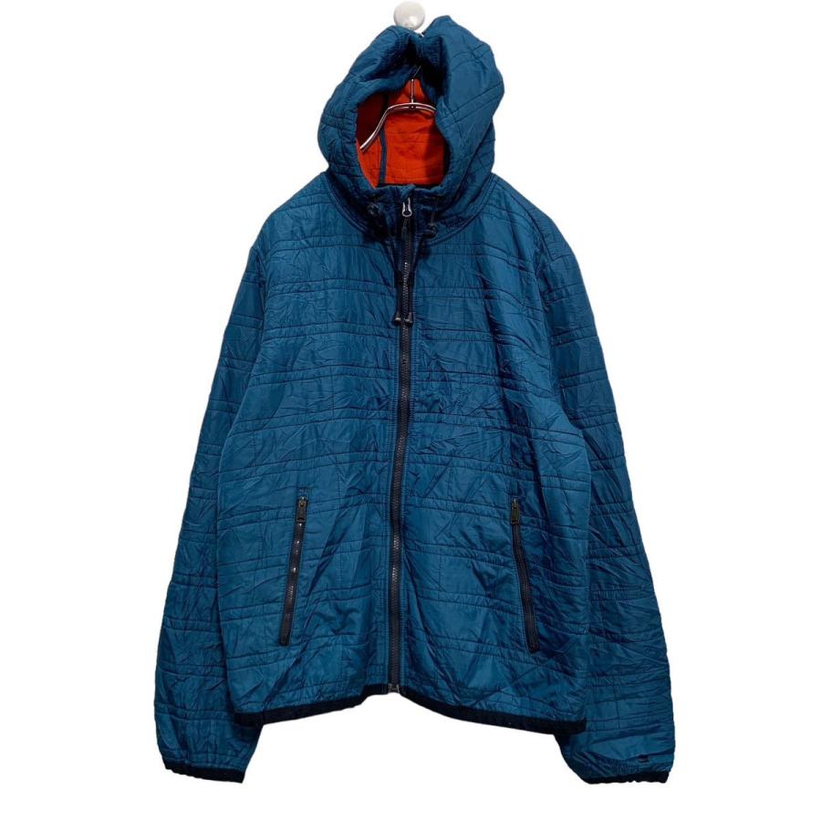 TOMMY HILFIGER ジップアップ ナイロンジャケット M グリーン オレンジ 