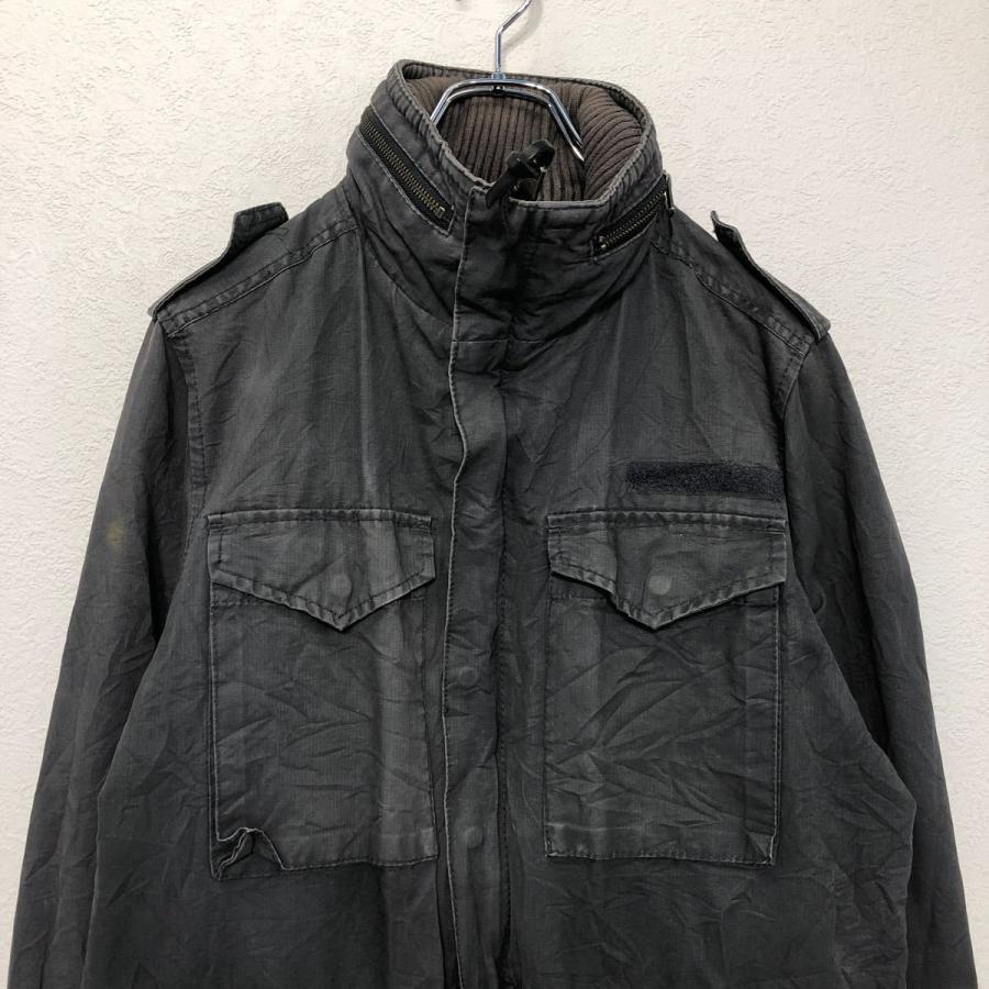 H&M M65 タイプ ミリタリージャケット S位 グレー エイチアンドエム