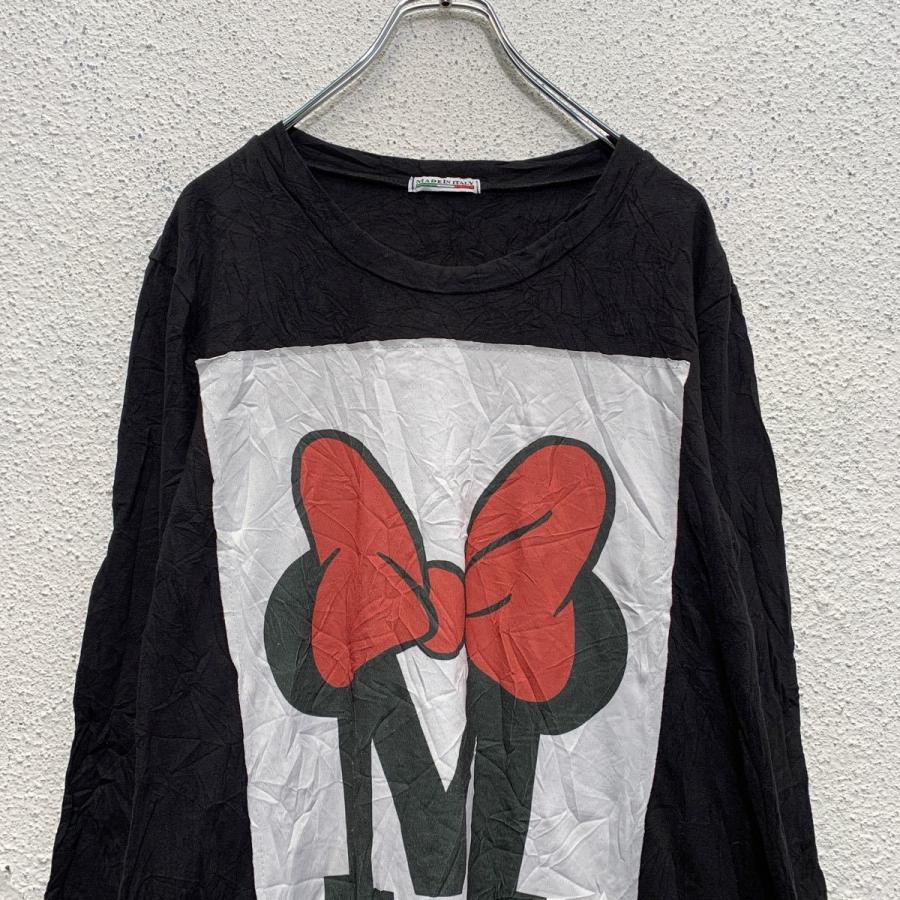 美品 DENHAM Uネック ロングニット チュニック XXSサイズ ブラック レディース 古着 中古 USED d943-1.jpg