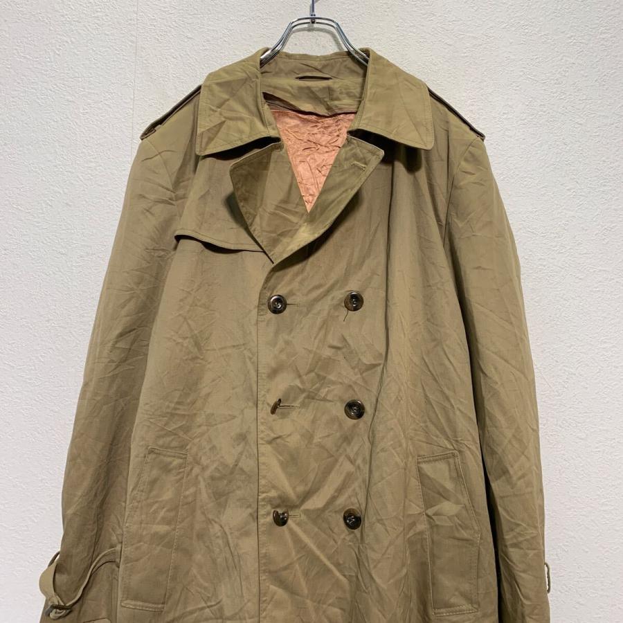 Sears トレンチコート 44 2XL〜 ベージュ シアーズ ビッグサイズ