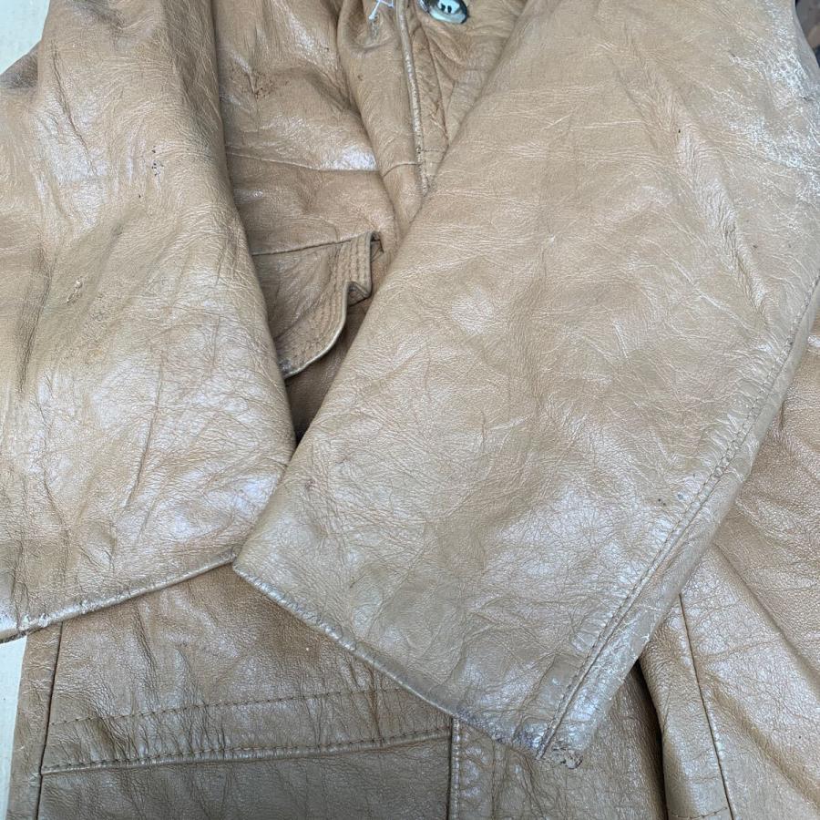 Montreal Leather Garment レザーコート 3XL〜 キャメル カナダ製