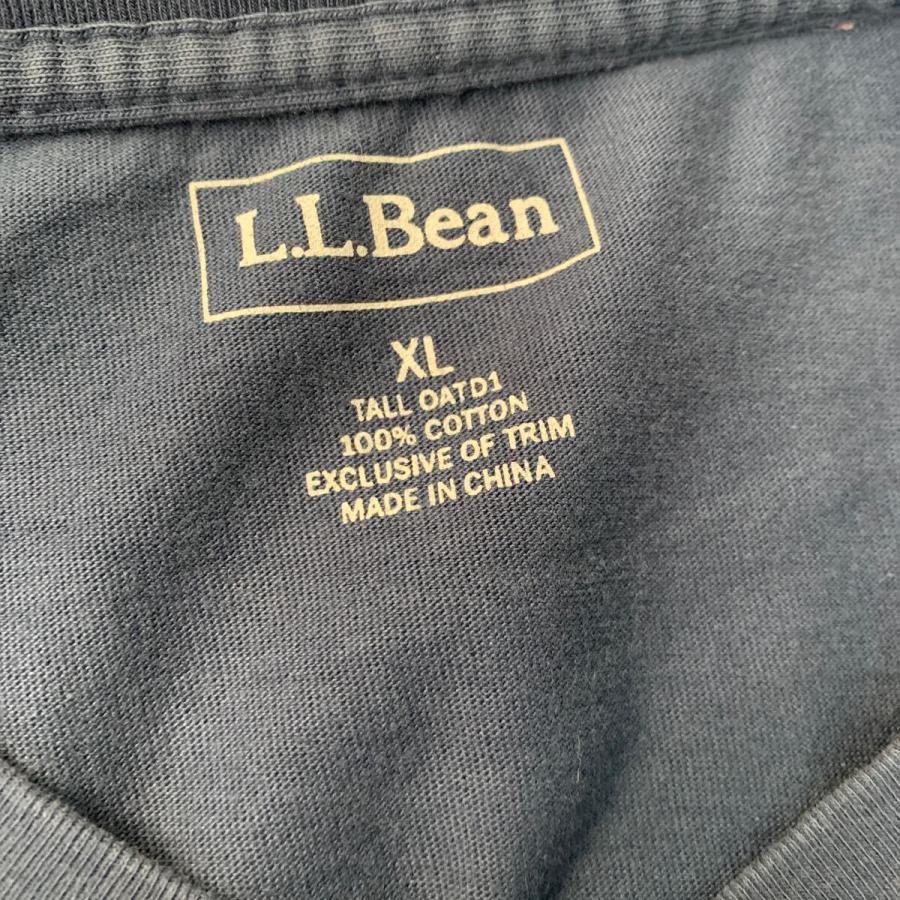 L.L.Bean 長袖 無地Tシャツ XL ネイビー エルエルビーン ビッグサイズ クルーネック ロンT ロングTシャツ 古着卸 アメリカ仕入 a603-5796｜voxtrading9｜07