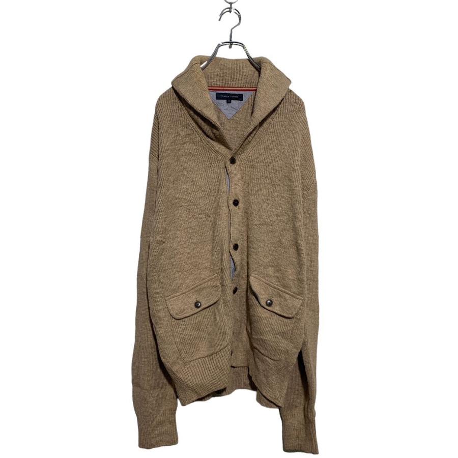 TOMMY HILFIGER ニット セーター カーディガン XL ベージュ トミー 