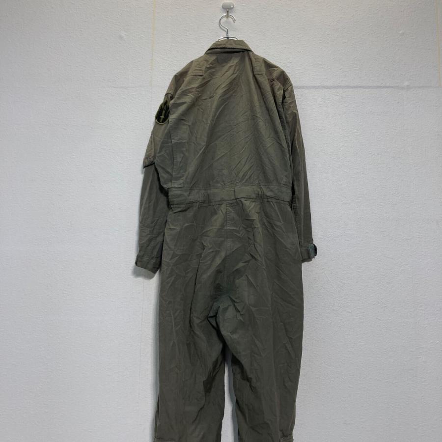 長袖 つなぎ W34 サイズ表記 42R カーキ アメリカ軍 フライトスーツ