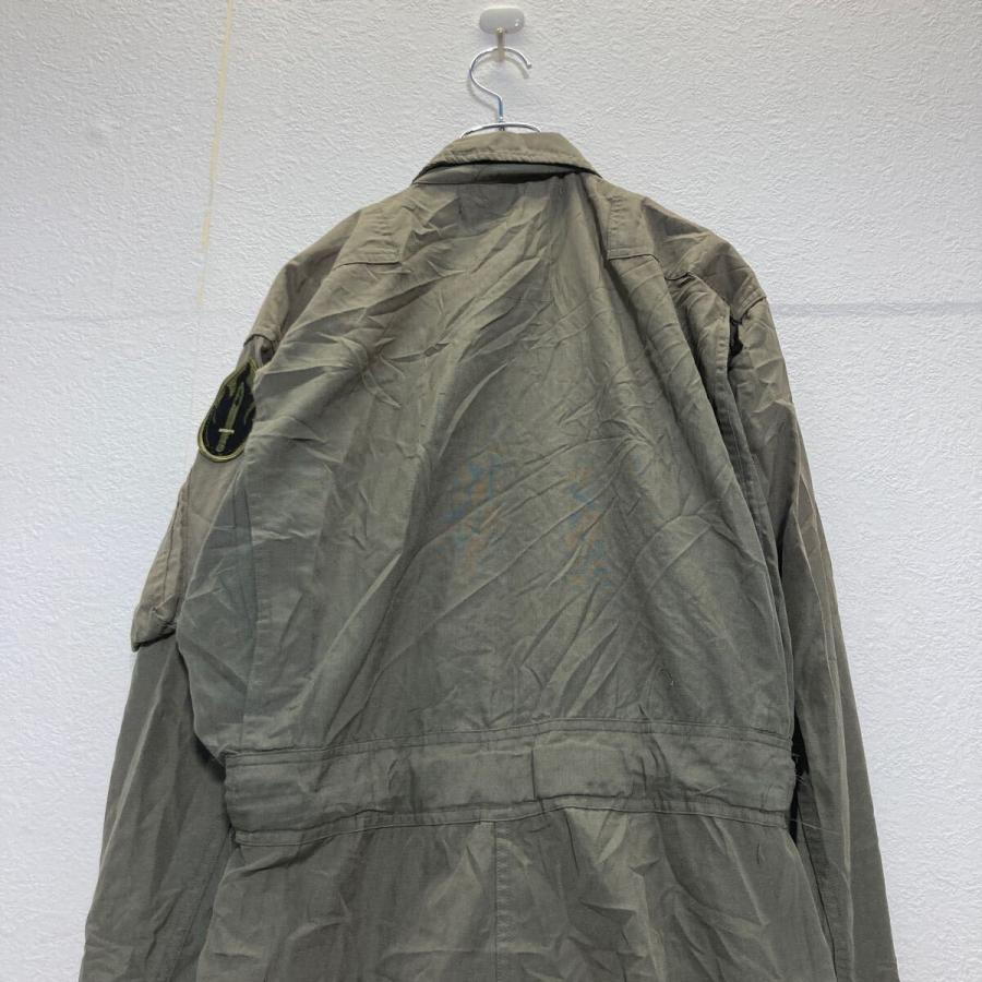 長袖 つなぎ W34 サイズ表記 42R カーキ アメリカ軍 フライトスーツ
