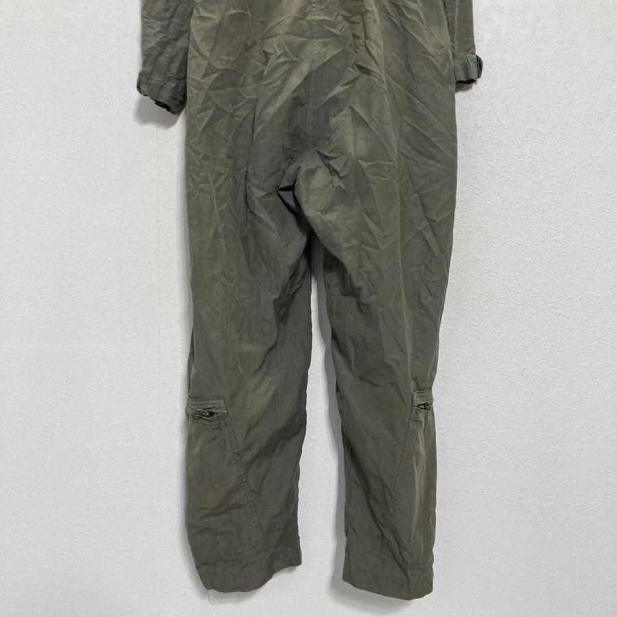 長袖 つなぎ W34 サイズ表記 42R カーキ アメリカ軍 フライトスーツ