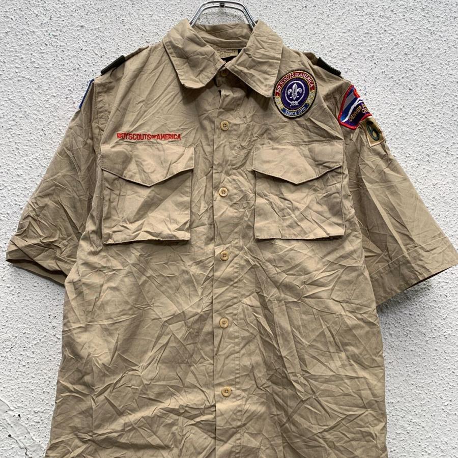 BOY SCOUTS OF AMERICA 半袖 ボーイスカウトシャツ L 160〜 キッズ 