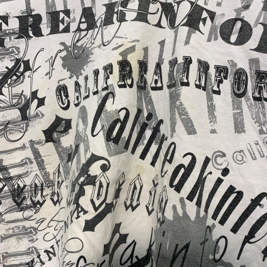 GILDAN 半袖 プリントTシャツ XL オフホワイト ブラック