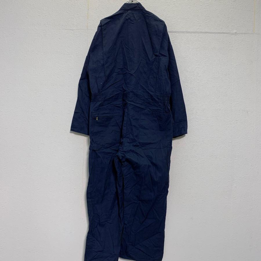 Berne Apparel 長袖つなぎ W40 M ネイビー ベルン メキシコ製 フロント