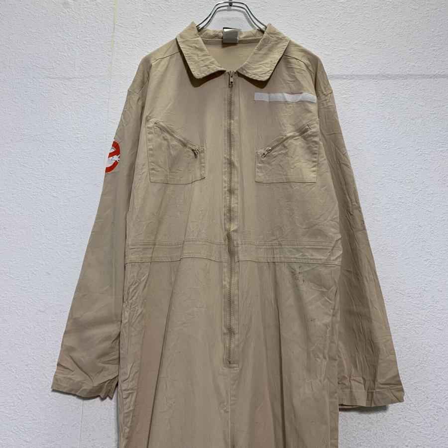 GHOSTBUSTERS 長袖つなぎ W38 S ベージュ ゴーストバスターズ フロント
