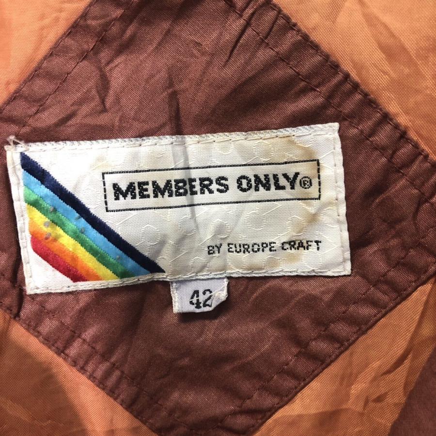 MENBERS ONLY スイングトップ ジャケット メンバーズオンリー Mワイン