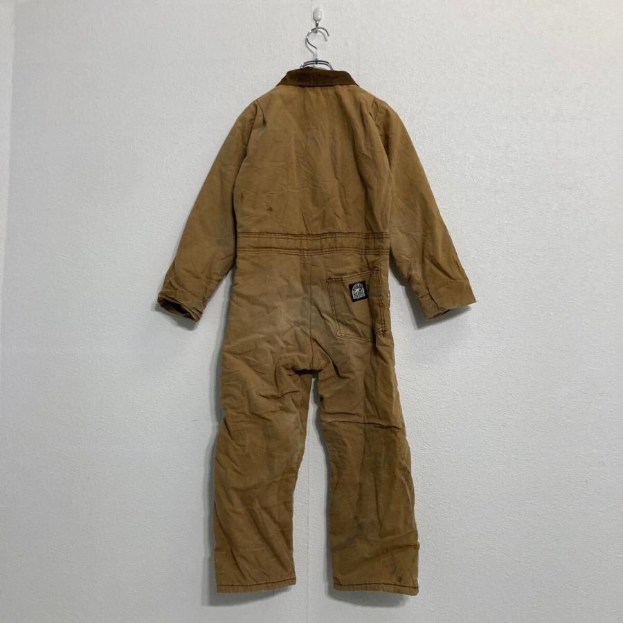 POLAR KING ダック 中綿 長袖つなぎ W30 キッズ ブラウン ワークウェア