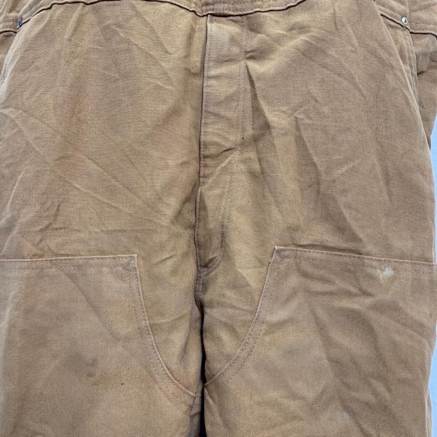 carhartt ダック オーバーオール W46 XL ブラウン カーハート メキシコ