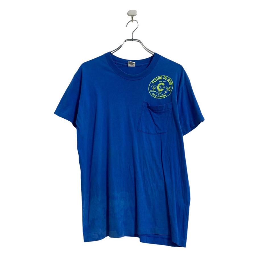 FRUIT OF THE LOOM 半袖 プリント Tシャツ L ブルー フルーツ