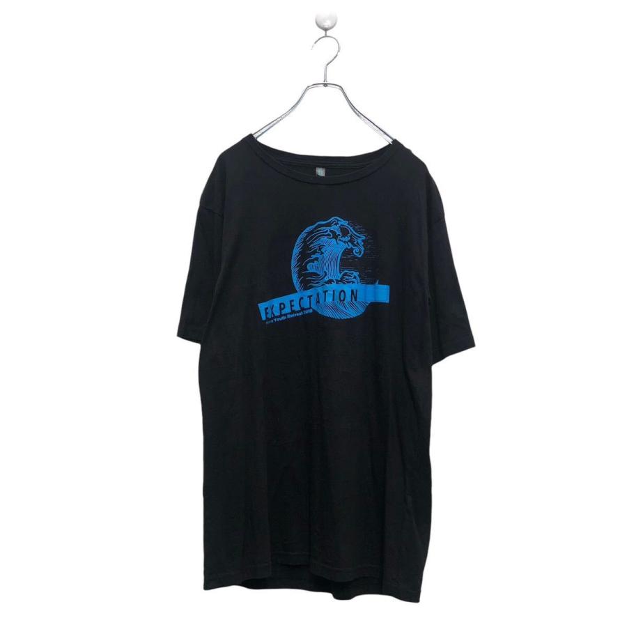 DISTRICT MADE 半袖 プリント Tシャツ M ブラック クルーネック 古着卸
