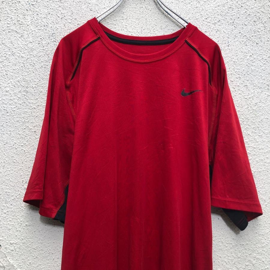 NIKE 半袖 ロゴ Tシャツ ナイキ XL レッド ビッグサイズ スポーツウェア クルーネック 古着卸 アメリカ仕入 a604-7187｜voxtrading9｜02