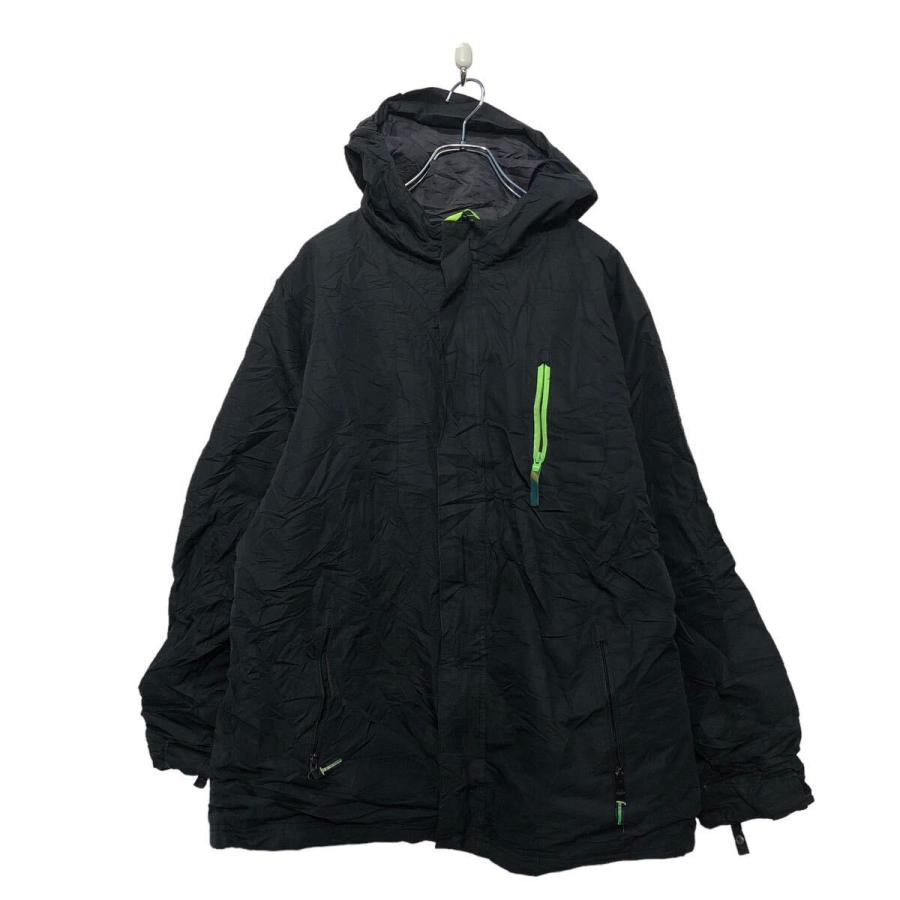 Champion ジップアップ ナイロン ジャケット チャンピオン XL ブラック