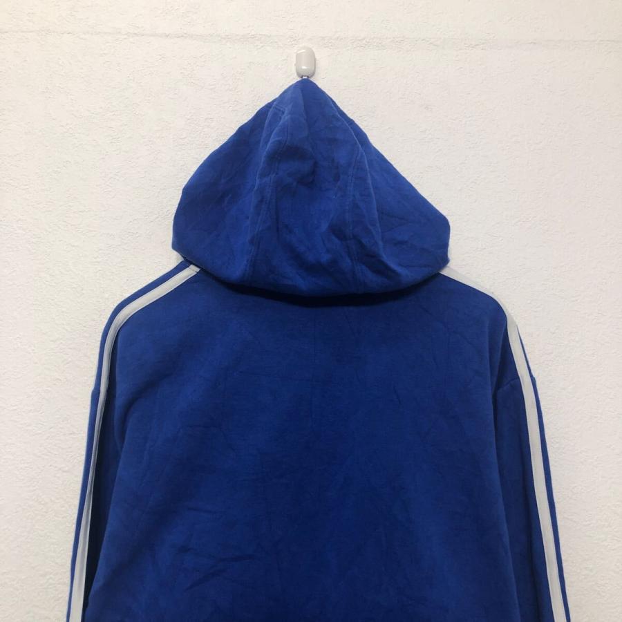 adidas プリント スウェット パーカー アディダス L~ ブルー プルオーバー 古着卸 アメリカ仕入 a605-6045｜voxtrading9｜05