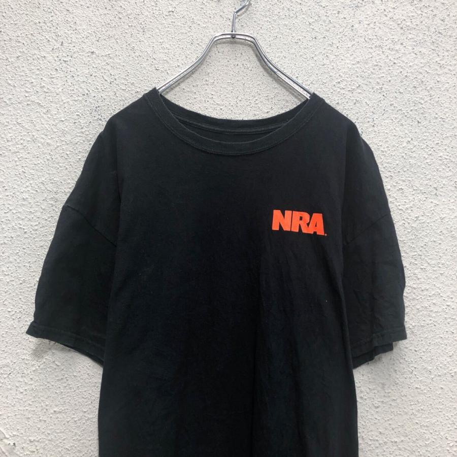 NRA 半袖 プリント Tシャツ XL ブラック ビッグサイズ バックプリント クルーネック 古着卸 アメリカ仕入 a605-6106｜voxtrading9｜02