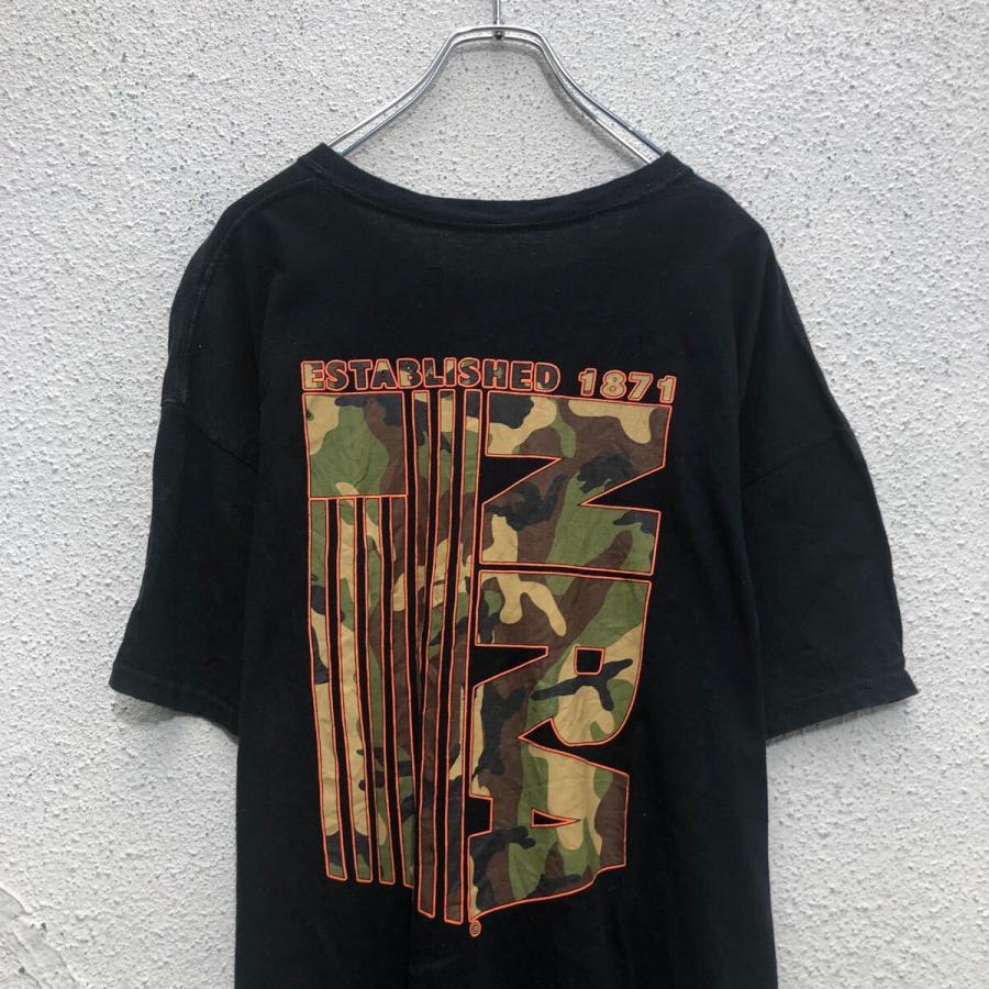 NRA 半袖 プリント Tシャツ XL ブラック ビッグサイズ バックプリント